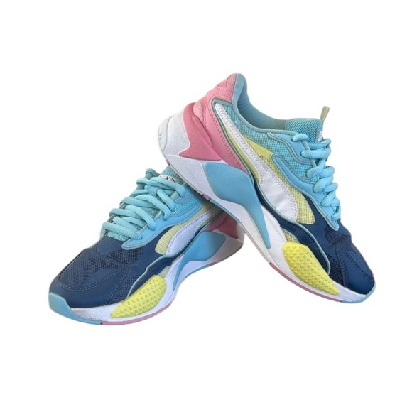 Puma RS X3 youth kids 6.5Y tennis shoes, sneakers multicolor - Picture 5 of 13
